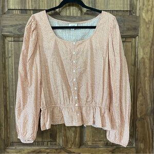 ana Floral Print Blouse